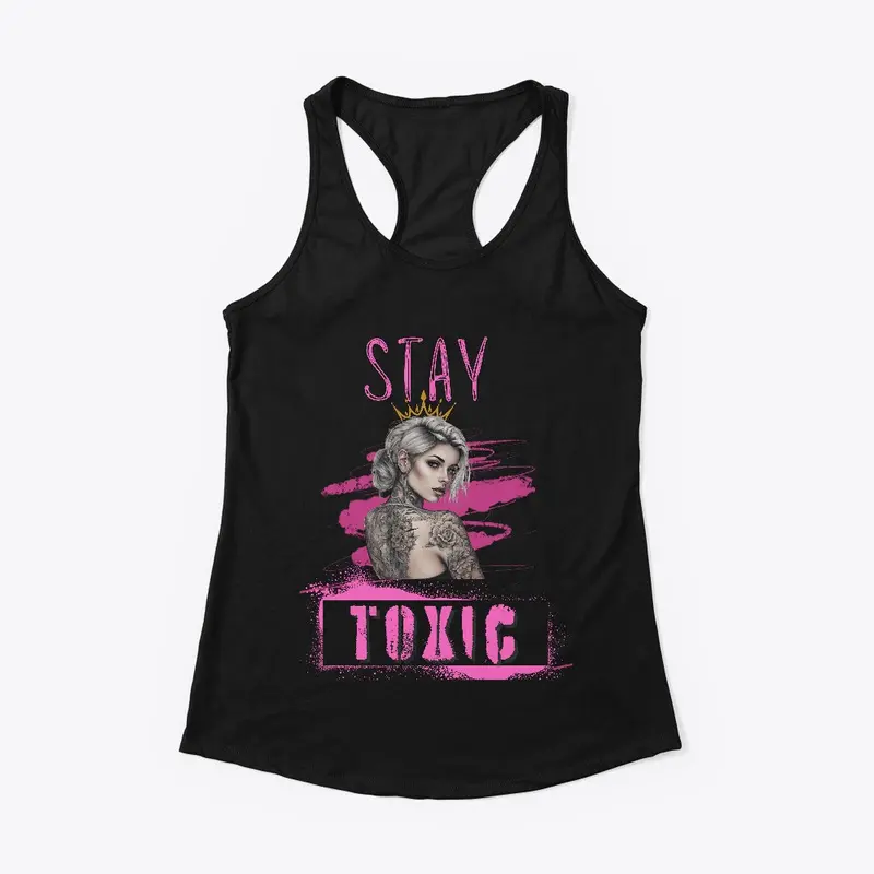 stay toxic pink