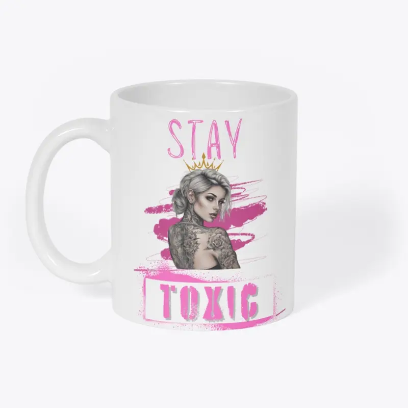 stay toxic pink