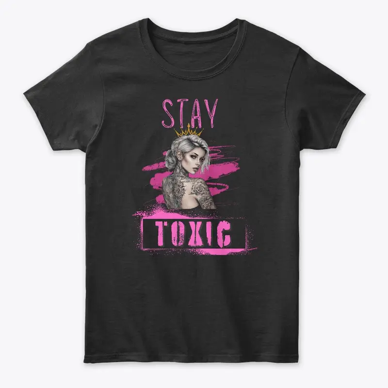 stay toxic pink